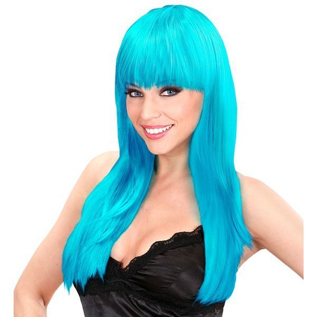 PERUKA TURKUSOWA