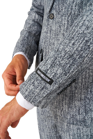 GARNITUR GANGSTER SZARY SUITMEISTER 