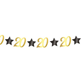 GIRLANDA URODZINOWA 20 LAT 3 M