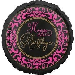 BALON FOLIOWY HAPPY BIRTHDAY 43 CM URODZINOWY