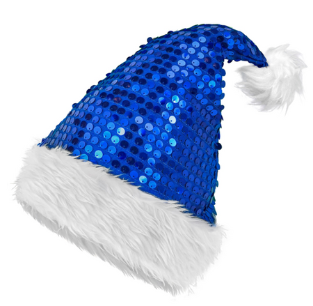 CZAPKA MIKOŁAJA NIEBIESKA