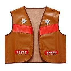 KAMIZELKA KOWBOJA BRĄZOWA