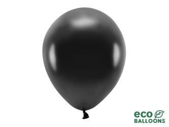 BALONY ECO 30 cm METAL. CZARNY 10 szt