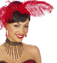 NASZYJNIK RETRO CZARNY CHOKER