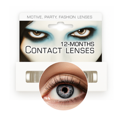 SOCZEWKI ROCZNE NATURALNE SZARE A56