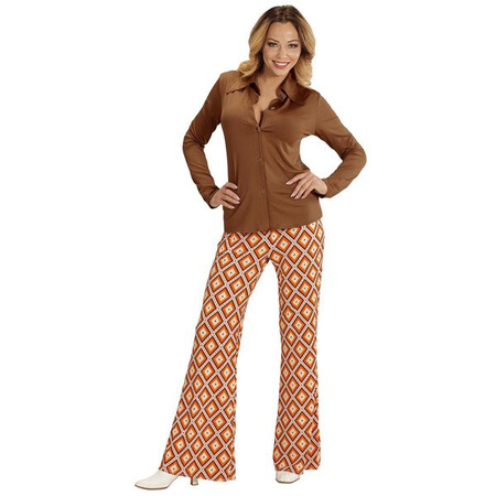 KOSZULA DAMSKA BRĄZOWA DISCO