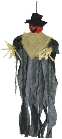 DEKORACJA WISZĄCY STRACH NA WRÓBLE DYNIA 60 CM