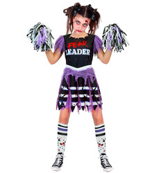 STRÓJ MAŁA CHEERLEADERKA ZOMBIE