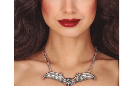 NASZYJNIK SREBRNY NIETOPERZ