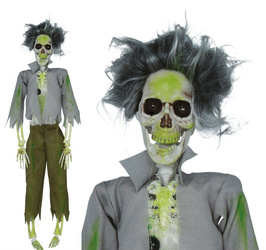 DEKORACJA WISZĄCA SZKIELET ZOMBIE 45 CM