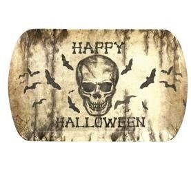 TACA BEŻOWA Z CZASZKĄ