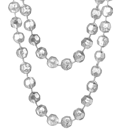 ZESTAW NASZYJNIKÓW DISCO SREBRNY