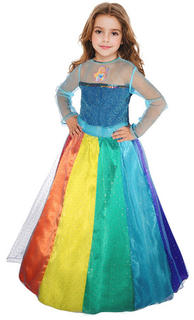 STRÓJ BARBIE TĘCZOWA LICENCJA