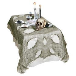 OBRUS SZKIELETORA PAJĘCZYNA ZIELONY