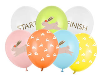 BALONY 30 CM WIELKANOC MIX 7 SZT