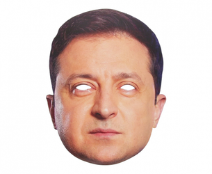 #STAM Maska papierowa Wołodymyr Załenski