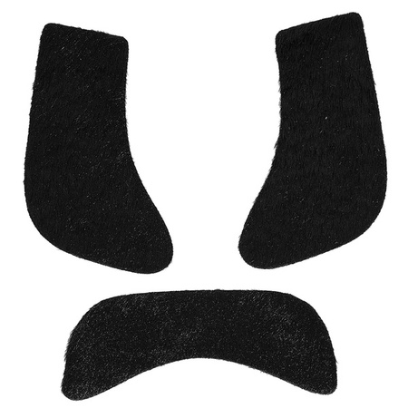 ZESTAW BOKOBRODÓW I WĄSY SZTUCZNE CZARNE