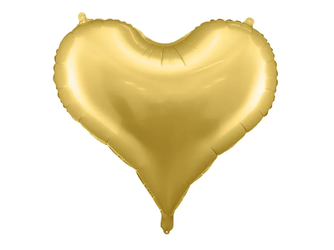 BALON FOLIOWY SERCE 75X64,5 CM ZŁOTY