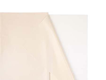 OBRUS 137 X 183 CM BEŻ