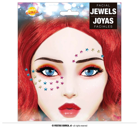 KRYSZTAŁKI NA TWARZ SAMOPRZYLEPNE GWIAZDKI