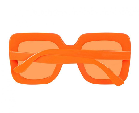 OKULARY POMARAŃCZOWE Z KRYSZTAŁKAMI 