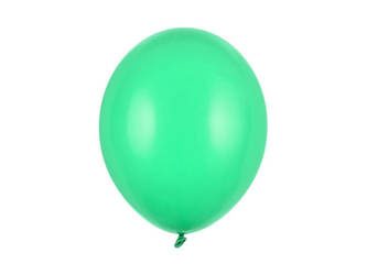 BALONY 30 CM PASTELOWE ZIELONE 100 SZT FOOTBALL