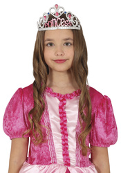 SREBRNA TIARA KSIĘŻNICZKI PRINCESS