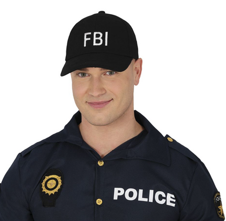 CZAPKA Z DASZKIEM FBI