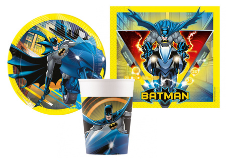 ZESTAW BATMAN ROGUE RAGE TALERZYKI+KUBECZKI+SERWETKI