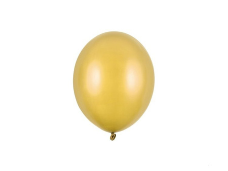 BALONY STRONG 12 CM METALIZOWANE ZŁOTE 100 SZT