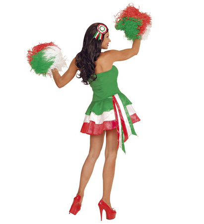 "MISS ITALY" (dress, cockade hair comb)