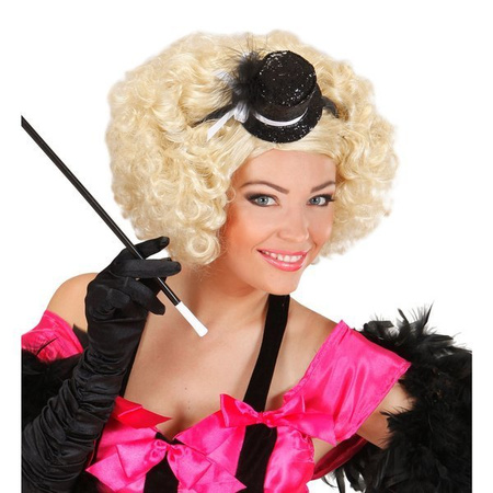 MINI KAPELUSIK NA OPASCE CZARNY