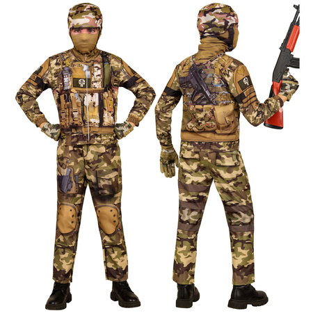 Strój Żołnierz Żołnierza Komandos Wojskowy dziecięcy