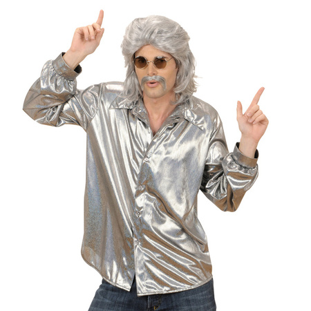 KOSZULA DISCO SREBRNA