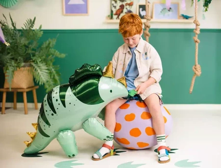 BALON FOLIOWY STOJĄCY DINOZAUR TRICERATOPS DNIO FUN