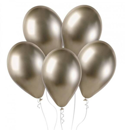 BALONY LATEKSOWE GEMAR 33 cm SZAMPAŃSKIE 50 szt. GLOSSY