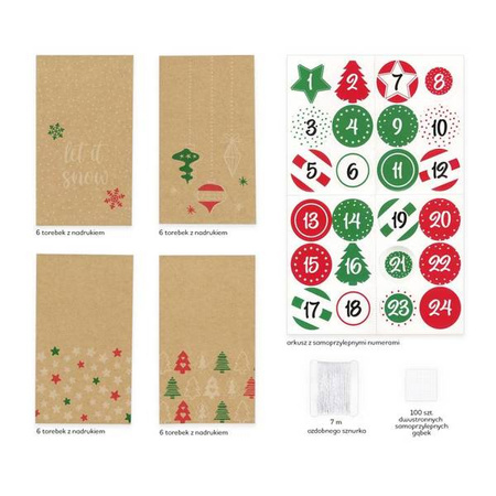 TOREBKI PAPIEROWE KALENDARZ