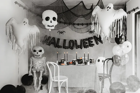 BALON FOLIOWY DUCH Z FRĘDZLAMI 93X86 CM