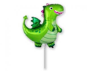 BALON FOLIOWY ZIELONY SMOK 36 CM