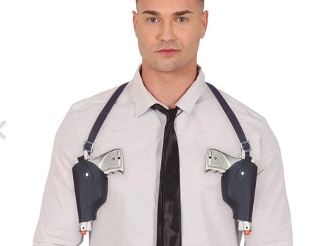 PODWÓJNA KABURA Z PISTOLETAMI 