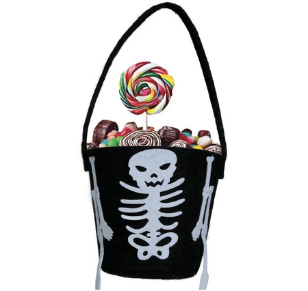 WIADERKO FILCOWE NA SŁODYCZE KOŚCIOTRUP 13X10 CM