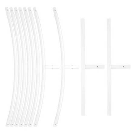 STOJAK DO BALONÓW OKRĄGŁY BIAŁY 200 CM