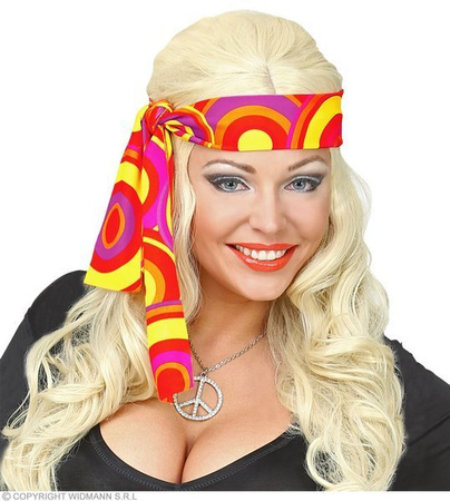 OPASKA LATA 70' BĄBELKI POMARAŃCZOWE