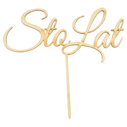 DREWNIANY TOPPER STO LAT