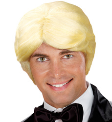 PERUKA MĘSKA BLOND AKTOR CELEBRYTA