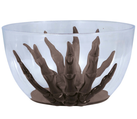 MISKA Z RĘKĄ SZKIELETORA  6,5 X 13,5 CM