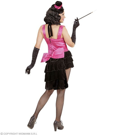 SUKIENKA RETRO DIVA CZARNO-RÓŻOWA