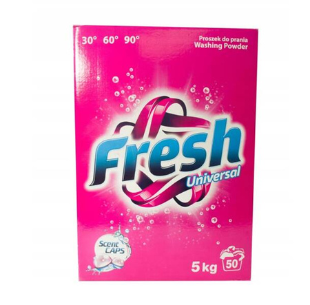 PROSZEK DO PRANIA FRESH UNIWERSALNY 5 KG KARTON