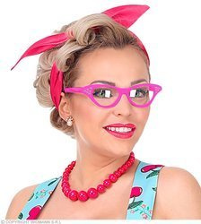 OKULARY RÓŻOWE LATA 50