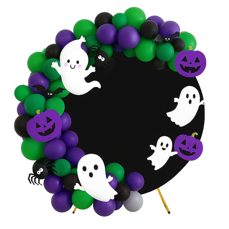 POKROWIEC NA STOJAK KOŁO 200 CM CZARNY